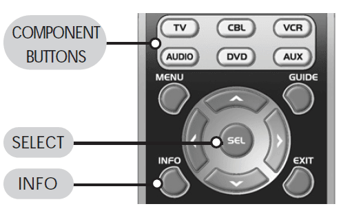 Universal Remote Control URC-R6 21