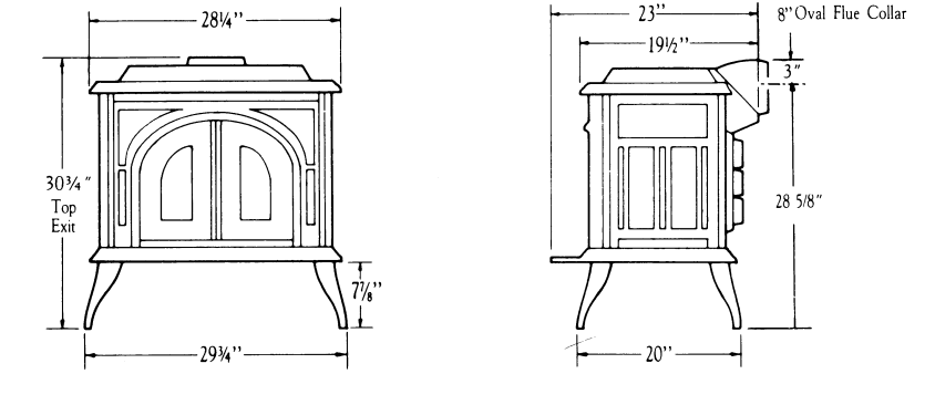 Vermont Castings Defiant Wood-Burning Stove 18