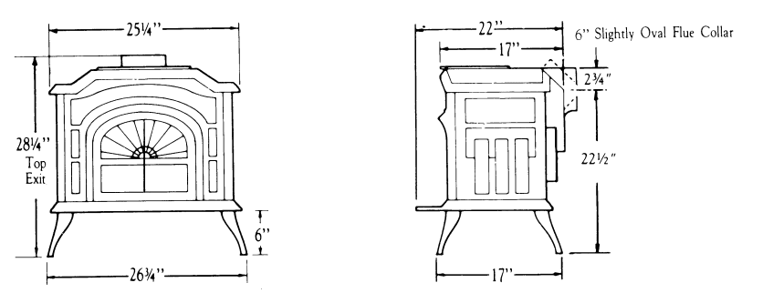 Vermont Castings Defiant Wood-Burning Stove 19