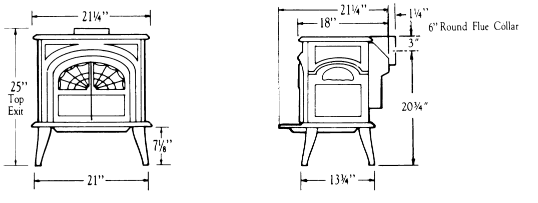 Vermont Castings Defiant Wood-Burning Stove 20