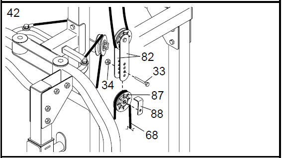 Weider Club C670 Weight Bench Home Gym User Manual-10
