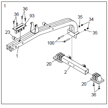 Weider Club C670 Weight Bench Home Gym User Manual-3
