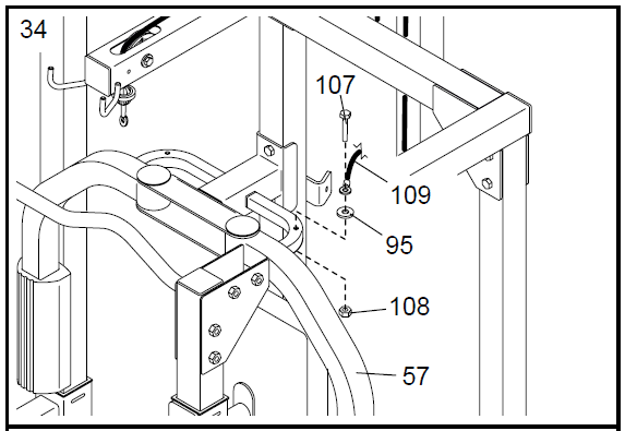 Weider Club C670 Weight Bench Home Gym User Manual-8