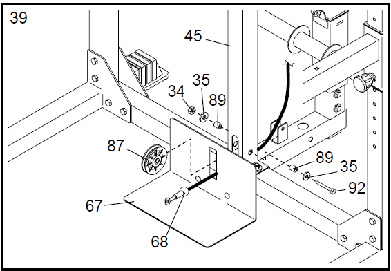Weider Club C670 Weight Bench Home Gym User Manual-9