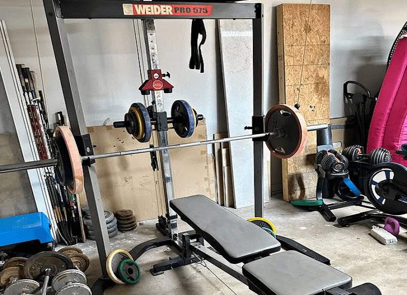 Weider Pro 575 Home Gym Weight Bench User Manual