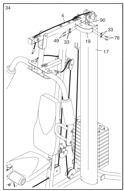 Weider Pro 6900 Home Gym User Manual Weider Pro 6900 Home Gym 37