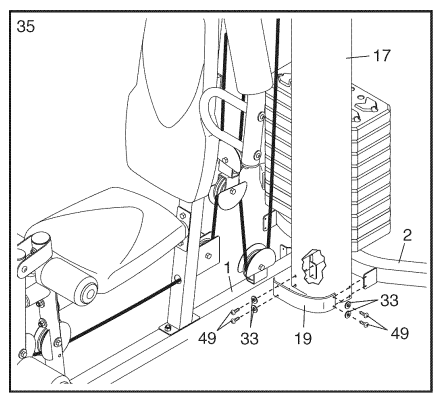 Weider Pro 6900 Home Gym User Manual Weider Pro 6900 Home Gym 38