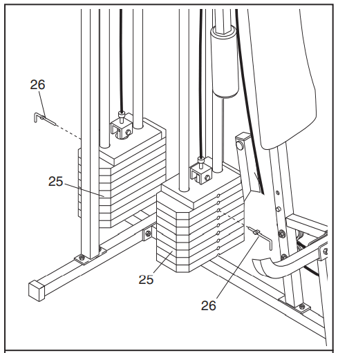 Weider Pro 9635 Home Gym Machine 42