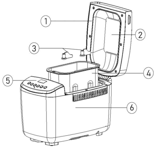 Westinghouse WKBM 8000 Bread Maker User Manual-1