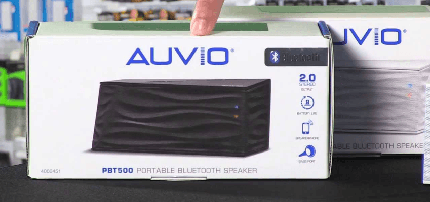 AUVIO 4000451 Bluetooth Portable Speaker-Featured