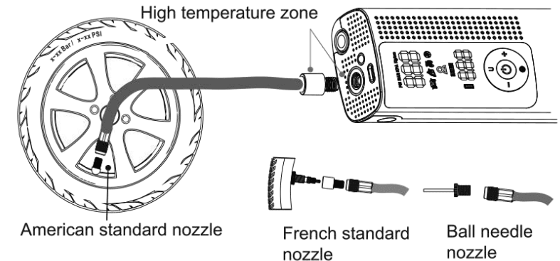 Airmoto Tire Inflator Smart Air Pump 5