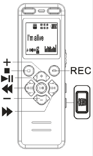 Aiworth E36 Professional Voice Recorder User Manual-8