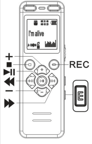 Aiworth E36 Professional Voice Recorder User Manual-9
