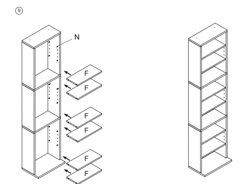Atlantic Summit Media Storage Cabinet Assembly 10