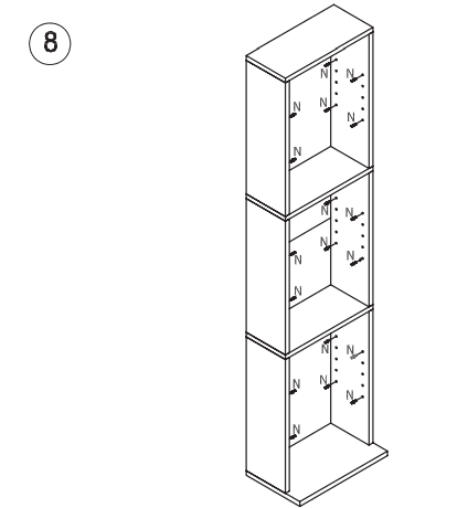 Atlantic Summit Media Storage Cabinet Assembly 9