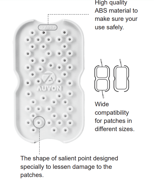 Auvon SM9126 Rechargeable TENS Unit Muscle Stimulator 16