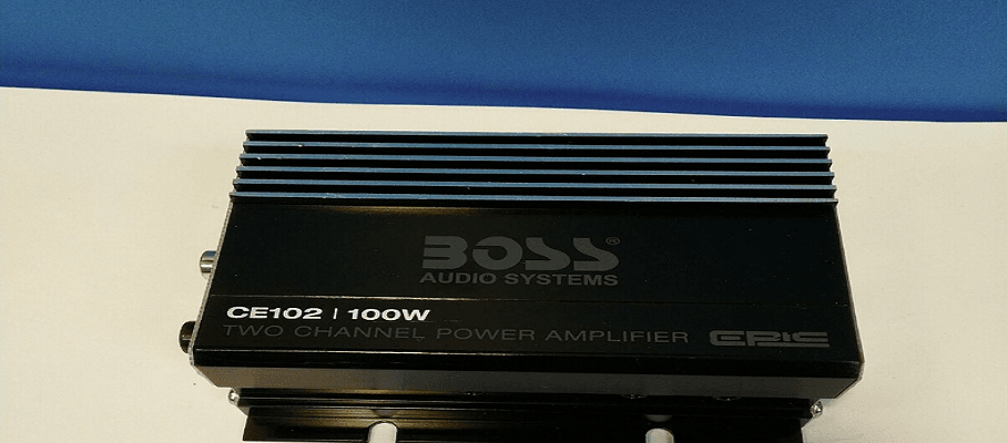 BOSS Audio Systems CE102 2-Channel Car Amplifier User Manual-feat