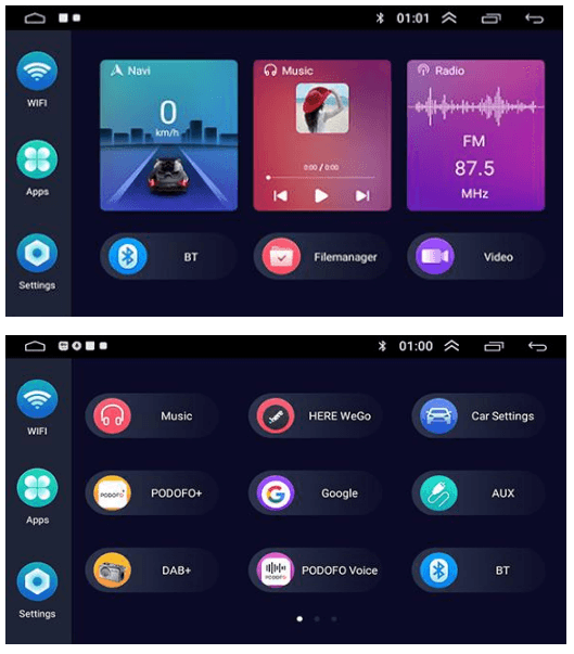 CAMECHO SHA16 Android Auto Car Multimedia Stereo 10