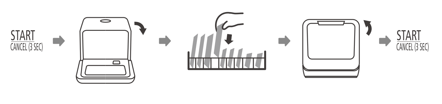 COMFEE CDC17P0ABB Portable Mini Countertop Dishwasher 10