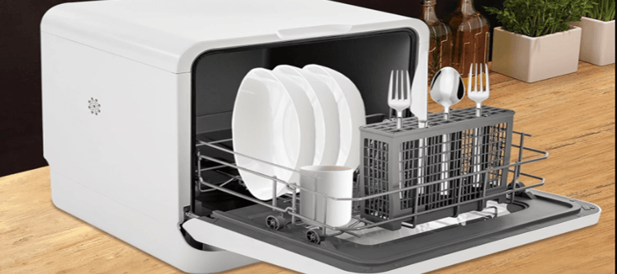 COMFEE CDC17P0ABB Portable Mini Countertop Dishwasher featured image