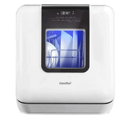 COMFEE CDC17P0ABB Portable Mini Countertop Dishwasher product image