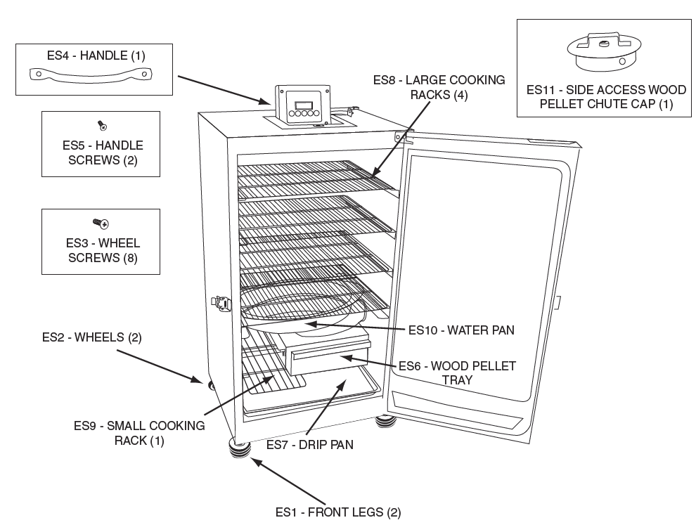 Cajun Injector Electric Smoker User Manual-1