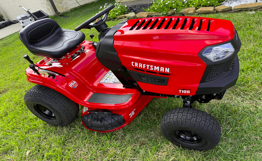 Craftsman T100 Series Gas Riding Lawn Mower User Manual Craftsman T100 Series Gas Riding Lawn Mower-feat