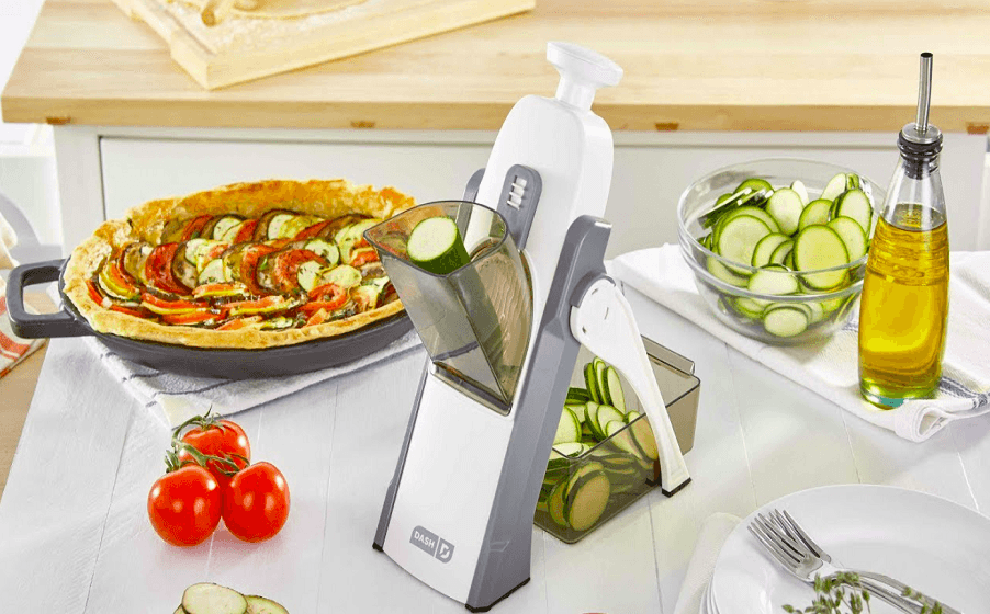 DASH Safe Slice Mandoline Slicer User Guide DASH Safe Slice Mandoline Slicer User Guide-feat