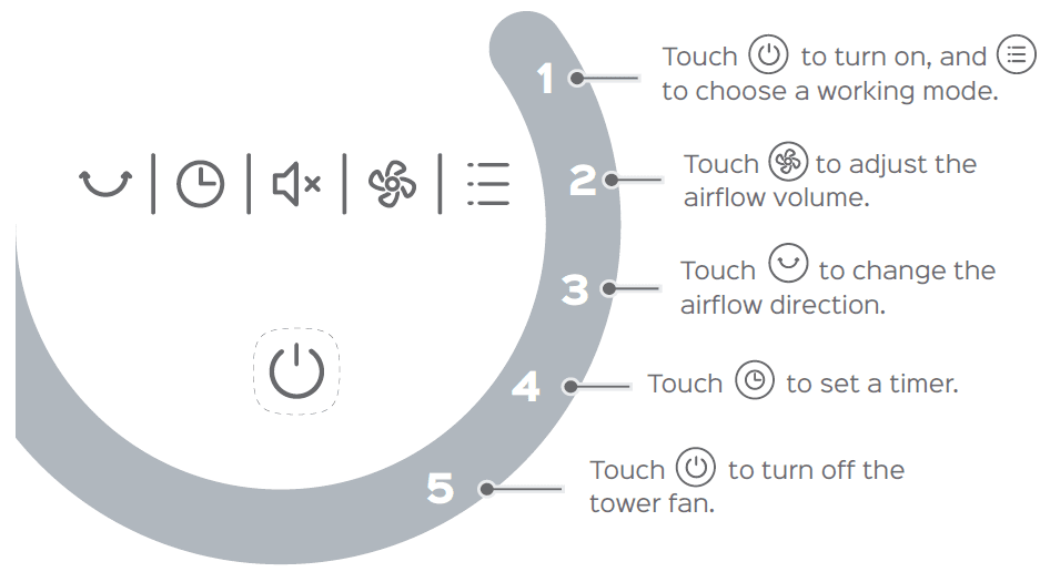 DREO DR-HTF005 Pilot Max Tower Fan User Manual-10