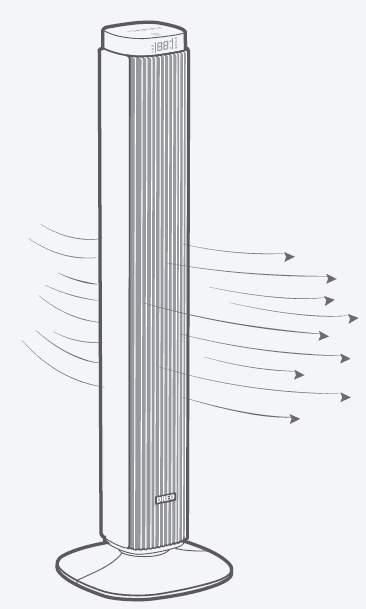 DREO DR-HTF005 Pilot Max Tower Fan User Manual-6