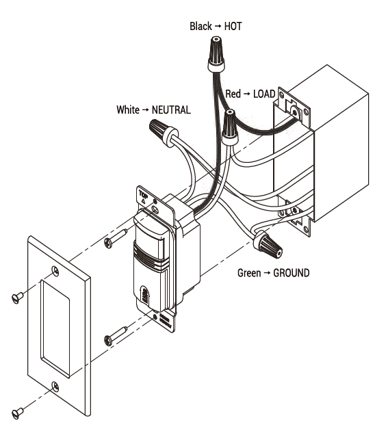 Ecoeler 3 Way Motion Sensor Light Switch Installation Guide-4