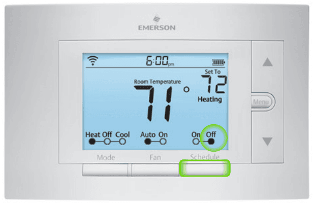 Emerson Sensi UP500W Wi-Fi Smart Thermostat 4
