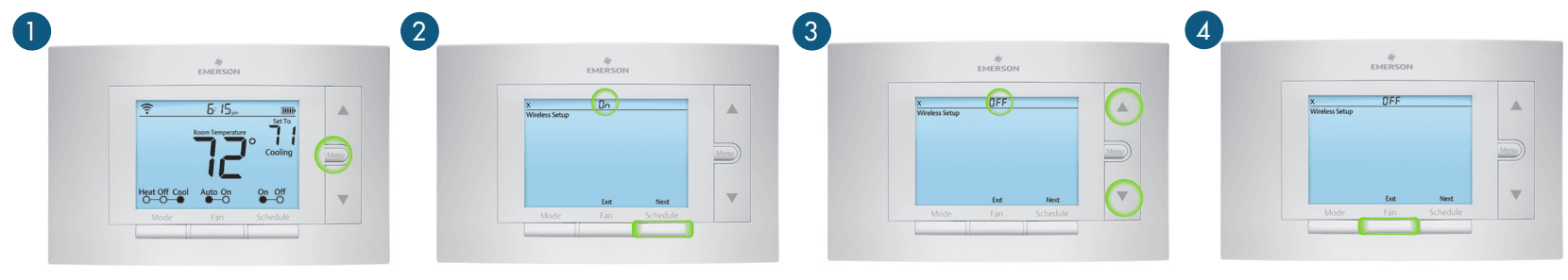 Emerson Sensi UP500W Wi-Fi Smart Thermostat 6