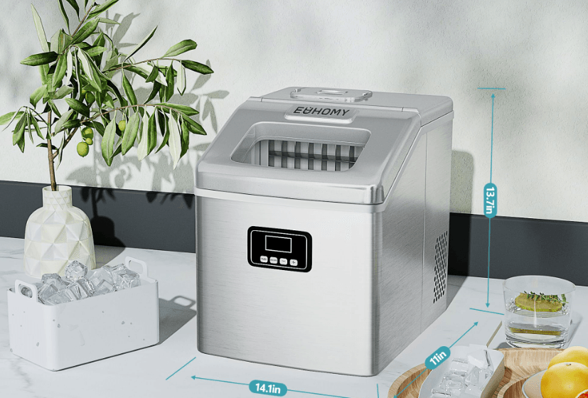 Euhomy IM-F Countertop Icemaker Machine,Featured