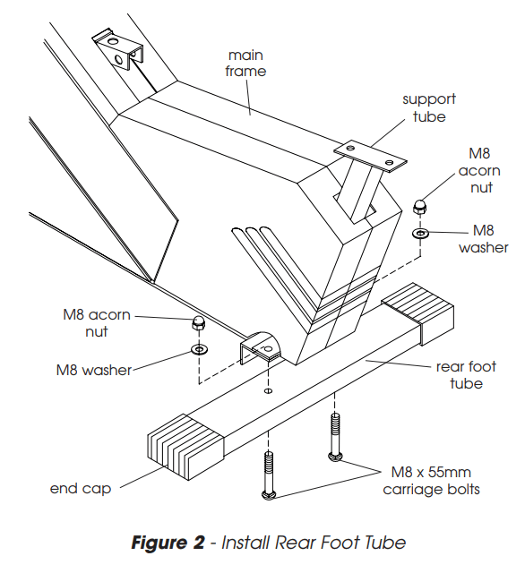 Fitness Quest New Balance 5K 6100 Recumbent Bike 10