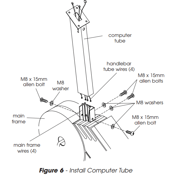 Fitness Quest New Balance 5K 6100 Recumbent Bike 21