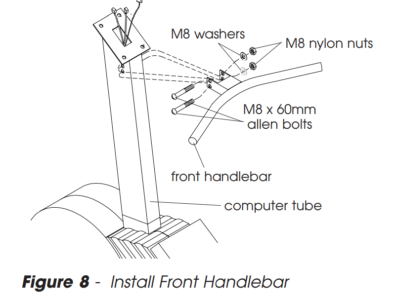 Fitness Quest New Balance 5K 6100 Recumbent Bike 23