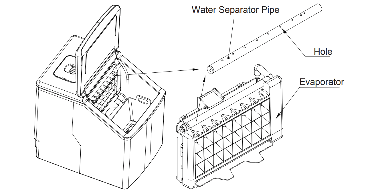Frigidaire EFIC452-SS 40 Lbs Clear Ice Maker Manual Frigidaire EFIC452-SS 40 Lbs Clear Ice 3