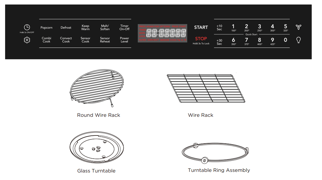 Frigidaire GMOS196CAF Over-the-Range Microwave Oven Manual Frigidaire GMOS196CAF Over-the-Range Microwave 1