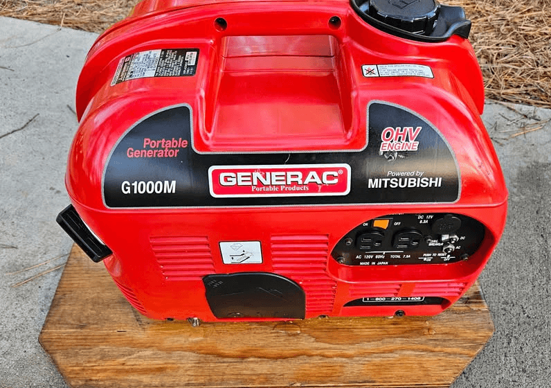 Generac Power Systems G1000M Generator Owners Manual Generac Power Systems G1000M Genrator-Featured