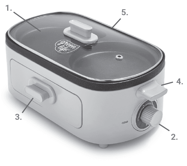 GreenLife 3-in-1 Breakfast Maker Station User Manual GreenLife 3-in-1 Breakfast Maker Station User Manual-1