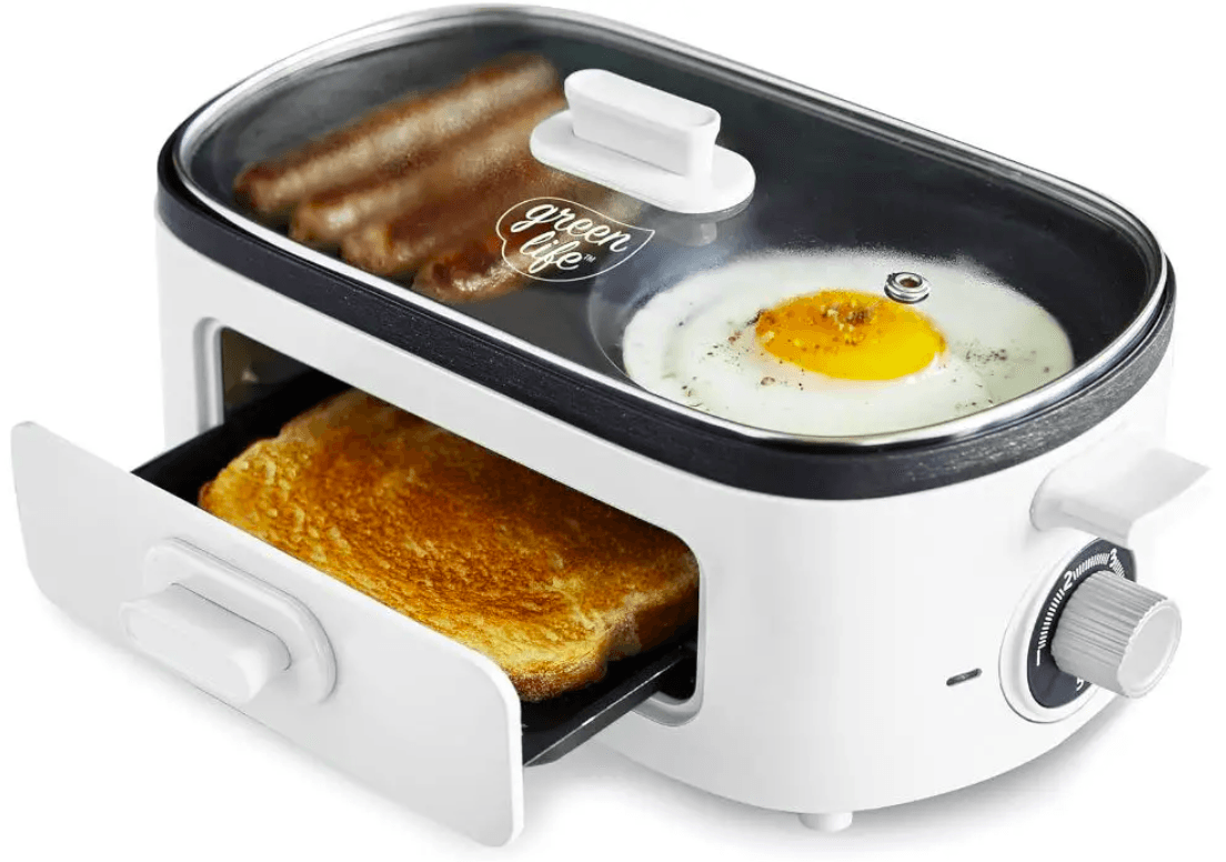 GreenLife 3-in-1 Breakfast Maker Station User Manual GreenLife 3-in-1 Breakfast Maker Station User Manual-main image