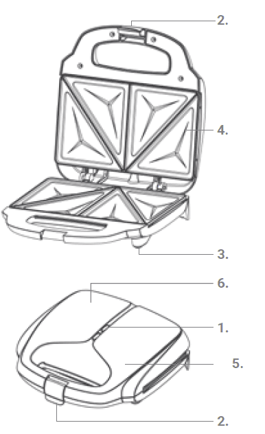 GreenLife Pro Electric Panini Press Grill and Sandwich Maker-1