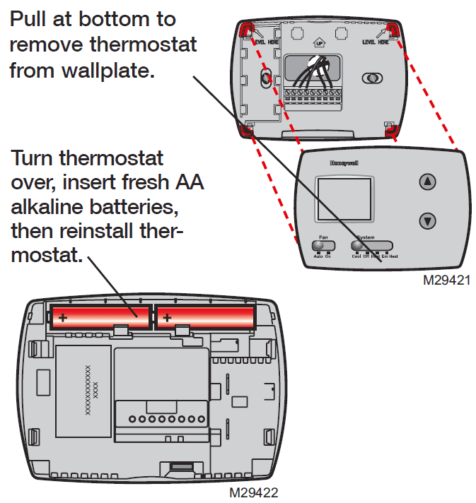 Honeywell PRO TH3000 Series Thermostat-7