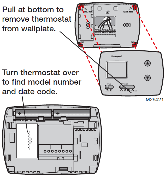 Honeywell PRO TH3000 Series Thermostat-8