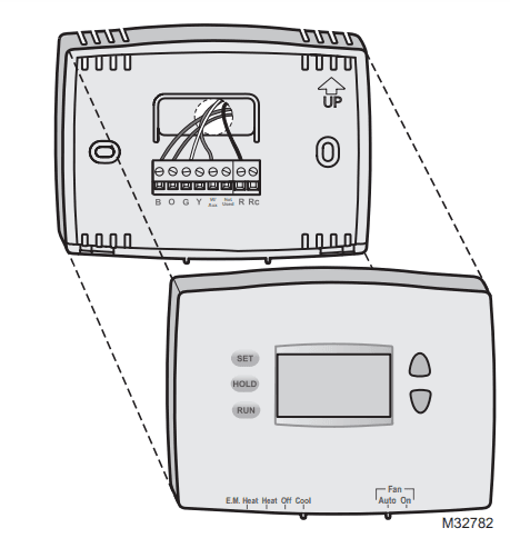 Honeywell Pro 2000 Series Programmable Thermostat 16