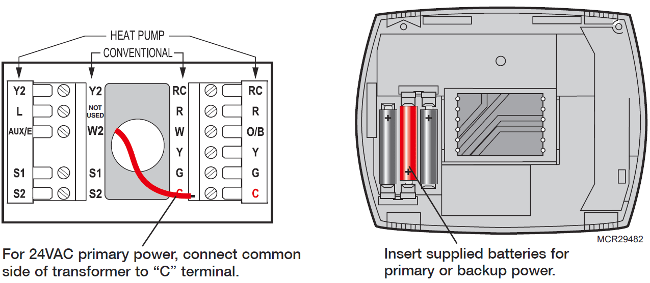 Honeywell VisionPRO TH8000 Series Programmable Thermostat Installation Guide Honeywell VisionPRO TH8000 Series Programmable Thermostat-3