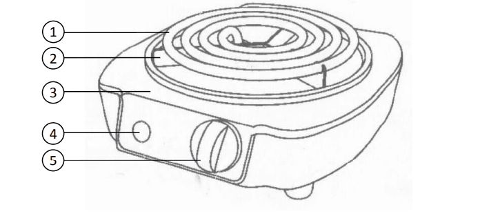 IMUSA GAU-80305 Electric Single Burner User Manual IMUSA GAU-80305 Electric Single Burner 1