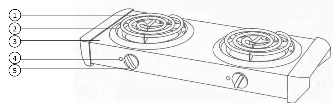 IMUSA GAU-80305 Electric Single Burner User Manual IMUSA GAU-80305 Electric Single Burner 2
