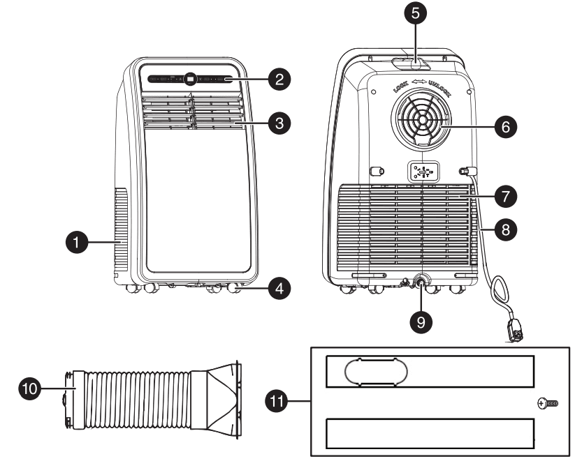 Insignia NS-AC8WU3 8000 BTU Window Air Conditioner 5